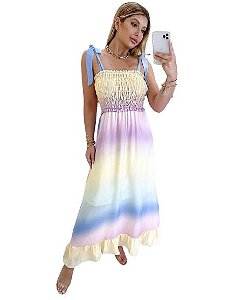 Vestido Tie Dye de Alças