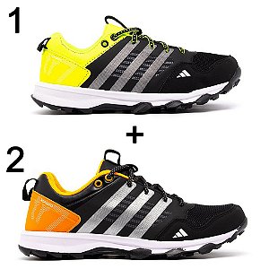 adidas preto e amarelo