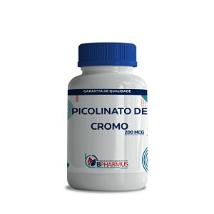 Picolinato de Cromo 200mcg - 60 cápsulas