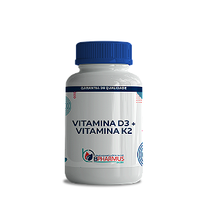 Vitamina D3 + Vitmaina K2 (30 Cápsulas)
