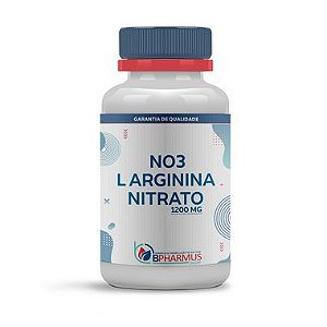 NO3 - L Arginina Nitrato 1200mg - Bpharmus