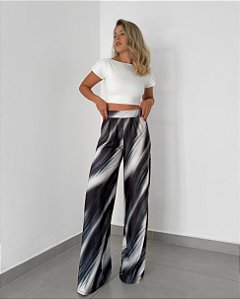 Pantalona - Estampa assimétrica