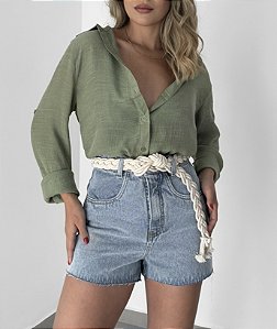Shorts Jeans - Cordão