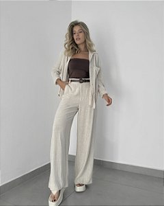 Pantalona linho Cru