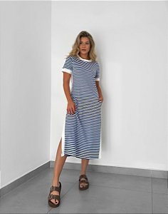 Vestido Mídi Algodão