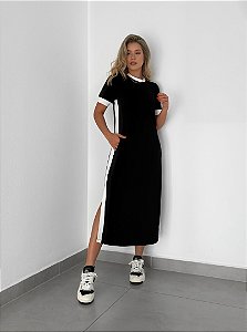 Vestido Mídi Algodão