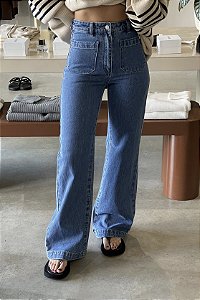 Wide Bolso com Elastano