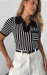 Polo Tricô P&B