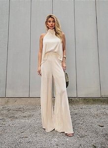 Conjunto Acetinado Plissé | Ariany