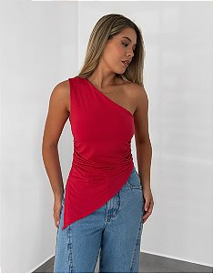 Ombro único assimétrico