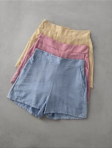 Shorts Crepe liso