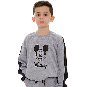 Casaco Recorte Para Meninos Cor Mescla Mickey