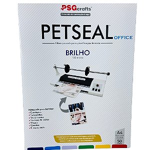 PETSEAL OFFICE – A4 125 mic | Filme para Plastificação Térmica – Brilho