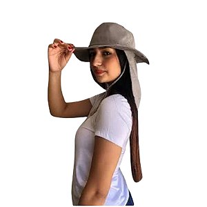 Chapéu Australiano Com Aba