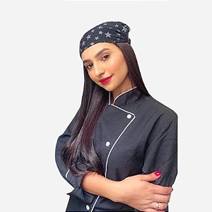 Faixa de Cabelo Preta Estrela