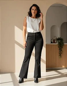 Calça Social Feminina Flare