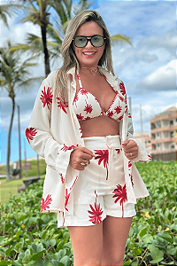 Biquíni Tropical Coq Verm