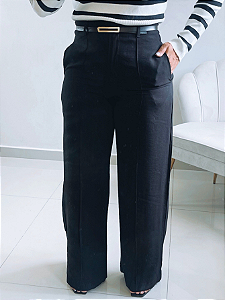 Calça com Cinto Alfaiataria