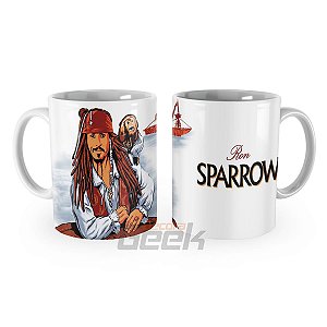 Caneca Piratas do Caribe Ron Sparrow