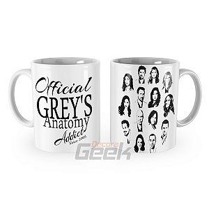 Caneca Greys Anatomy Official Addict