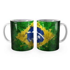 Caneca Bandeira Brasil