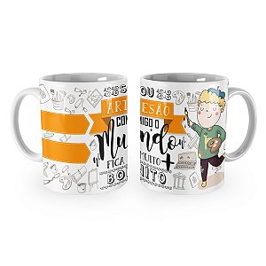 Caneca Artesão Profissão Cartoon