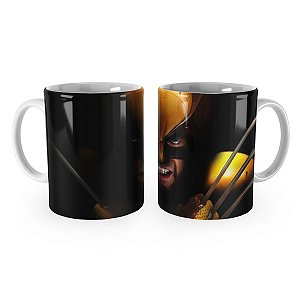 Caneca Wolverine Xmen Escuro
