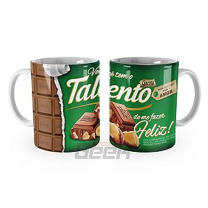 Caneca Páscoa Chocolate Talento