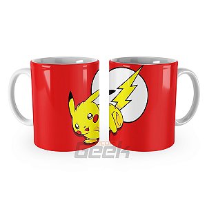 Caneca Pikachu Pokemon Flash