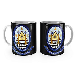 Caneca Maçonaria Liberdade e Justiça Mod 2