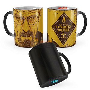 Caneca Mágica Breaking Bad Walter White Extremely Volatile