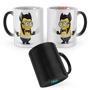Caneca Mágica Wolverine Minion