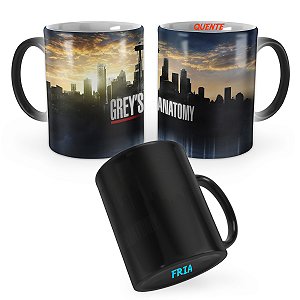 Caneca Mágica Greys Anatomy Seattle Vista