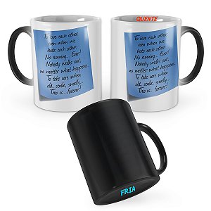 Caneca Mágica Greys Anatomy Bilhete