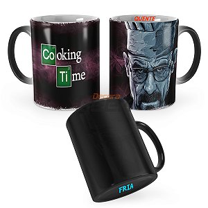 Caneca Mágica Cooking Time Breaking Bad Walter White