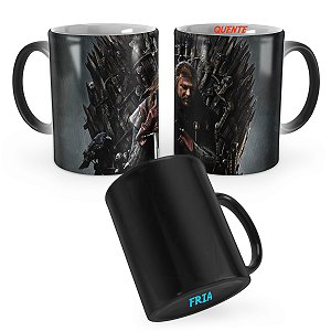 Caneca Mágica Game of Thrones Ned Stark