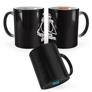 Caneca Mágica Relíquias da Morte Harry Potter Símbolo