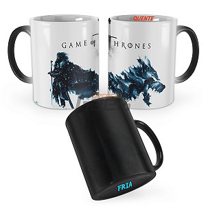 Caneca Mágica Game Of Thrones Ned Stark Ghost