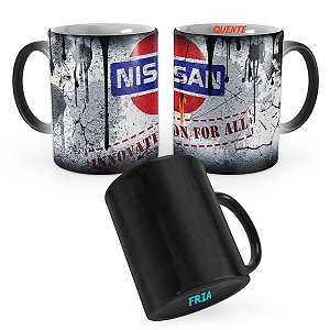 Caneca Mágica Nissan Lata de Óleo