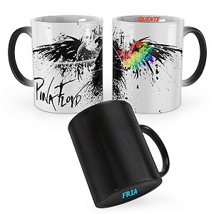 Caneca Mágica Pink Floyd Banda Rock Mod 48