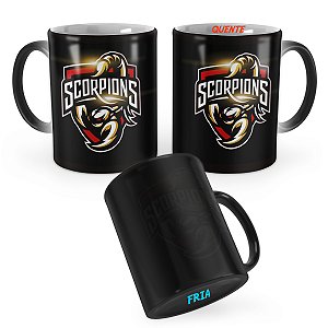 Caneca Mágica Scorpions Banda Rock Mod 2