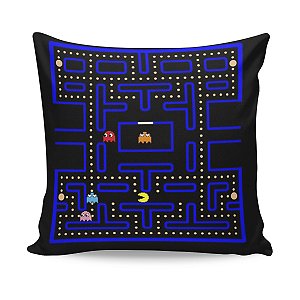 Almofada Pac Man Clássico Labirinto