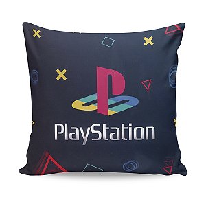 Almofada Playstation Logo e Botões