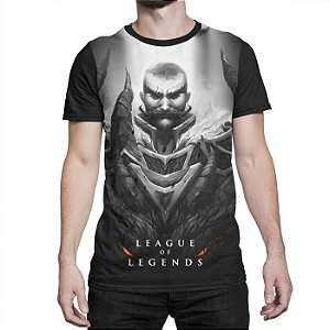 Camiseta Braum League of Legends Lol Preta