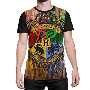 Camiseta Harry Potter Brasão Hogwarts