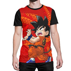 Camiseta Goku Criança Dragon Ball