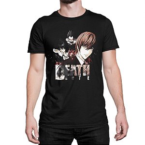 Camiseta Death Note Personagens
