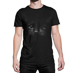 Camiseta Gato Preto 3D