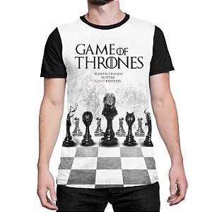 Camiseta Game of Thrones Jogo de Xadrez