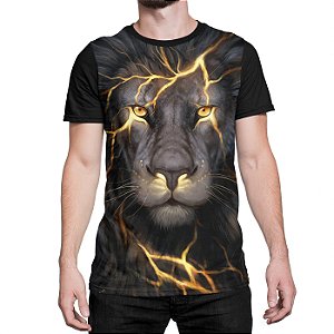 Camiseta Leão Poderoso 3D